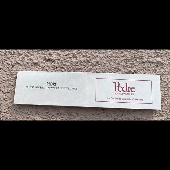 Pedre Brand Treasure Island Casino Las Vegas Now TI Logo Watch With Case Used - Picture 8 of 8